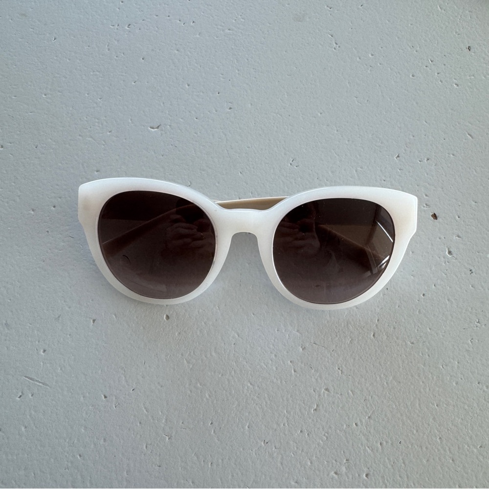 White/ Cream Cat Eye Tory Burch Sunglasses